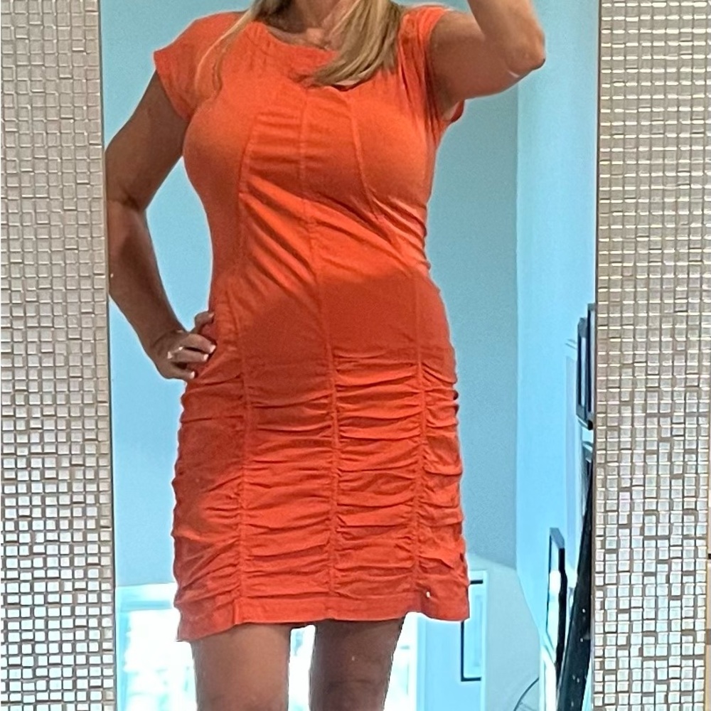 Orange Mini Dress